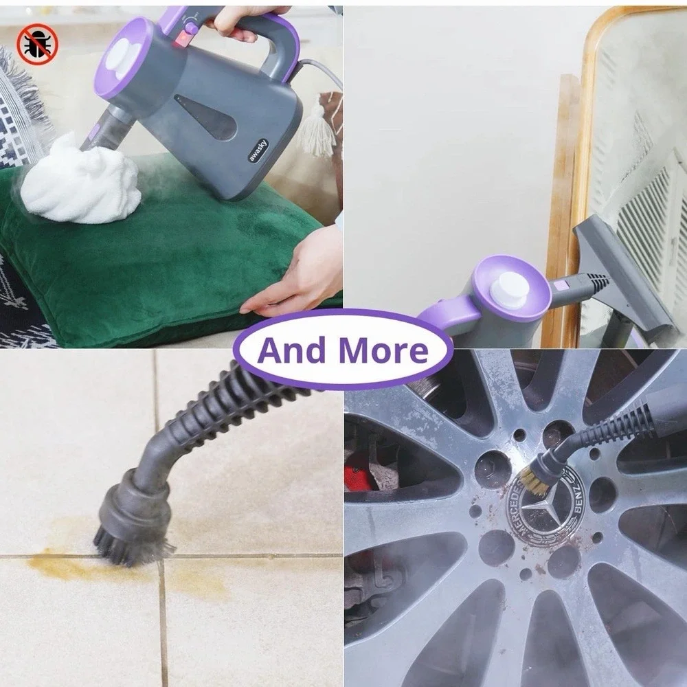 Grobell Awasky Handheld Steam Cleaner New 1200w 750ml Capacity